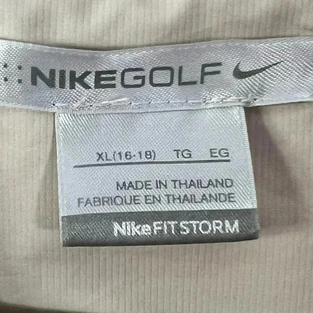 Nike Womean Vintage Golf Jacket Lightweight Pull Over Cinch Waist Sz. XL - Picture 5 of 8